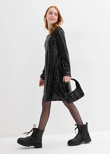 Pajetkové šaty, bonprix