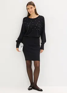 Pletené šaty z měkké viskózové směsi, bonprix