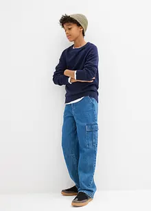 Svetr z jemného úpletu z čisté bavlny, bonprix