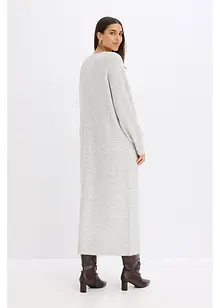 Oversize pletené šaty v délce midi, bonprix