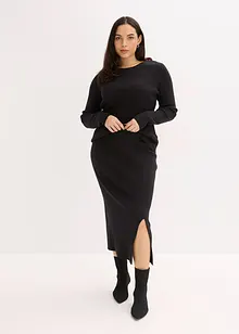 Sukně z jemné pleteniny z měkké viskózové směsi, bonprix