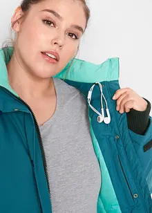 Funkční dlouhá outdoorová bunda s kapucí, nepromokavá, bonprix