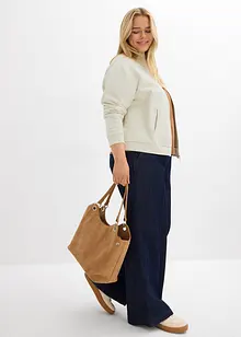 Mikina na zapínání, z čisté organické bavlny, bonprix