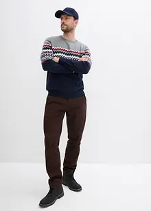 Svetr s norským vzorem a bavlnou, bonprix