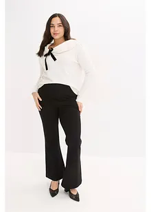 Oversize svetr s výstřihem Carmen, bonprix