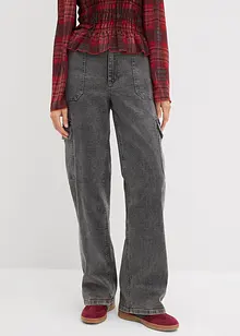 Cargo džíny, High Waist, bonprix