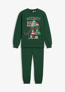 Mikina a teplákové kalhoty z čisté bavlny (2dílná souprava), bonprix