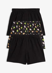 Volné boxerky z čisté bavlny (3 ks v balení), bonprix