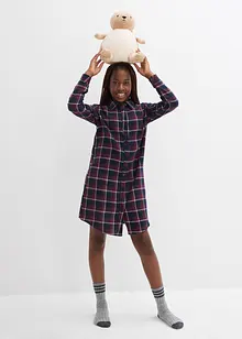 Noční košile z měkkého flanelu, s knoflíkovou lištou, bonprix