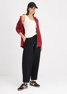 Dlouhá mikina na zapínání, bonprix