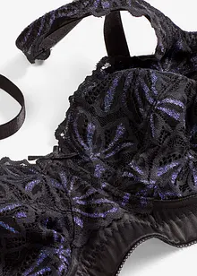 Odlehčující podprsenka bez kostic, s barevnou třpytivou přízí, bonprix