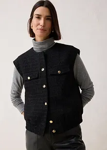 Blejzrová vesta s podílem vlny, bonprix