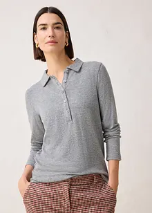 Triko polo s podílem vlny, bonprix