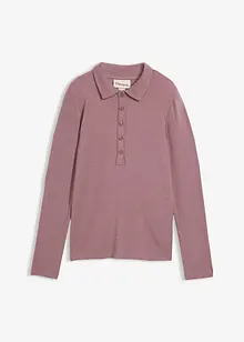 Triko polo s podílem vlny, bonprix