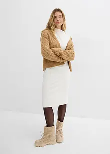 Midi šaty z viskózové směsi, bonprix