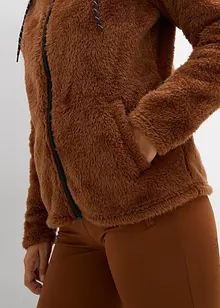 Bunda z medvídkového flísu, bonprix