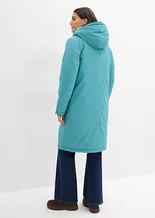 Zimní kabát s medvídkovou kožešinou na kapuci, bonprix