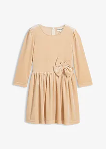 Sametové šaty s rozšířeným střihem, bonprix