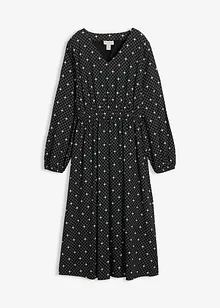 Dlouhé šaty ze splývavé viskózy, bonprix