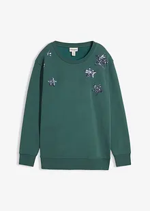 Mikina z bavlněné směsi, bonprix