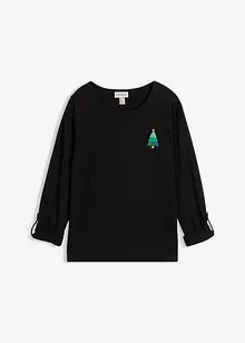 Tričko s dlouhým rukávem, z čisté organické bavlny, bonprix