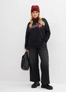 Triko s dlouhým rukávem, z čisté organické bavlny, bonprix