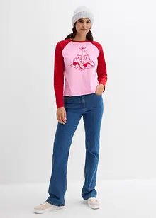 Raglánové triko z čisté organické bavlny, bonprix