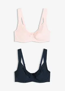 Podprsenka s kosticemi (2 ks v balení), bonprix