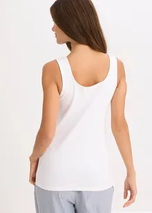 Spodní košilka s organickou bavlnou a krajkou (2 ks v balení), bonprix