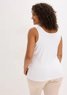 Spodní košilka s organickou bavlnou a krajkou (2 ks v balení), bonprix