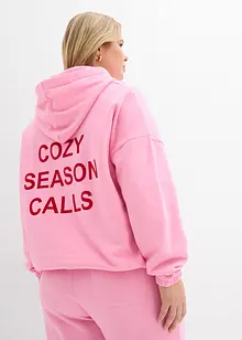 Oversize mikina z čisté bavlny, bonprix
