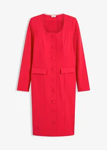 Blejzrové šaty s krajkovým lemem, bonprix