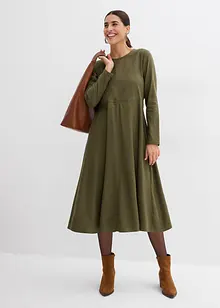 Flanelové šaty z čisté bavlny, bonprix