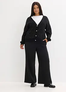 Pletený kabátek ze splývavé viskózové směsi, bonprix