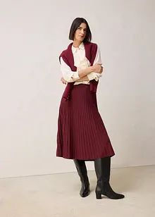 Pletená sukně s vlnou merino, bonprix