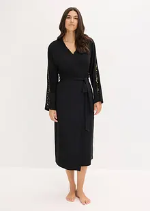 Kimonový župan s jemnou třpytivou krajkou, bonprix