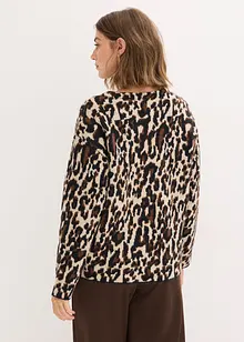 Pletený žakárový kabátek, bonprix