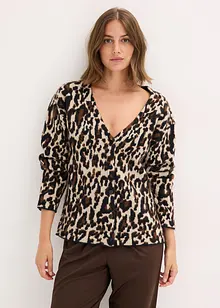 Pletený žakárový kabátek, bonprix