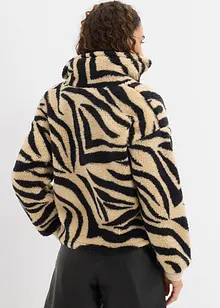 Oversize mikina z medvídkového flísu, bonprix