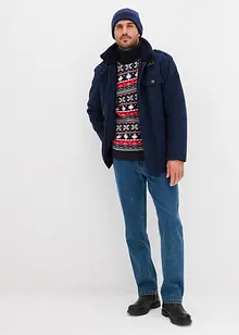 Svetr s norským vzorem a rolákovým límcem, bonprix