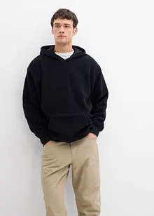 Mikina z medvídkového flísu, s bavlněnou podšívkou, Loose Fit, bonprix