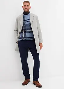 Svetr s kostkovaným vzorem, bonprix