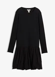 Úpletové šaty s balónovou sukní, bonprix