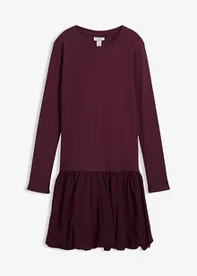 Úpletové šaty s balónovou sukní, bonprix