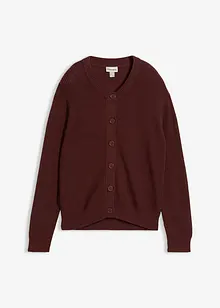 Kabátek z jemné pleteniny, s kulatým výstřihem, bonprix