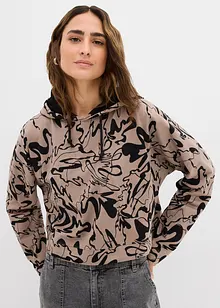 Mikina s kapucí, z čisté bavlny, bonprix