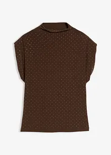 Top se třpytivými kamínky, bonprix