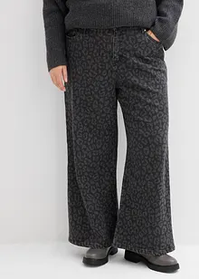 Džíny Wide Leg, Mid Waist, bonprix
