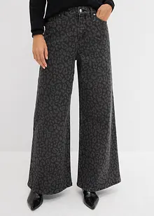 Džíny Wide Leg, Mid Waist, bonprix