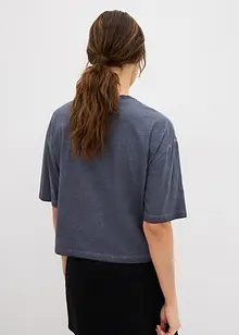 Tričko se třpytivými kamínky, z čisté bavlny, bonprix